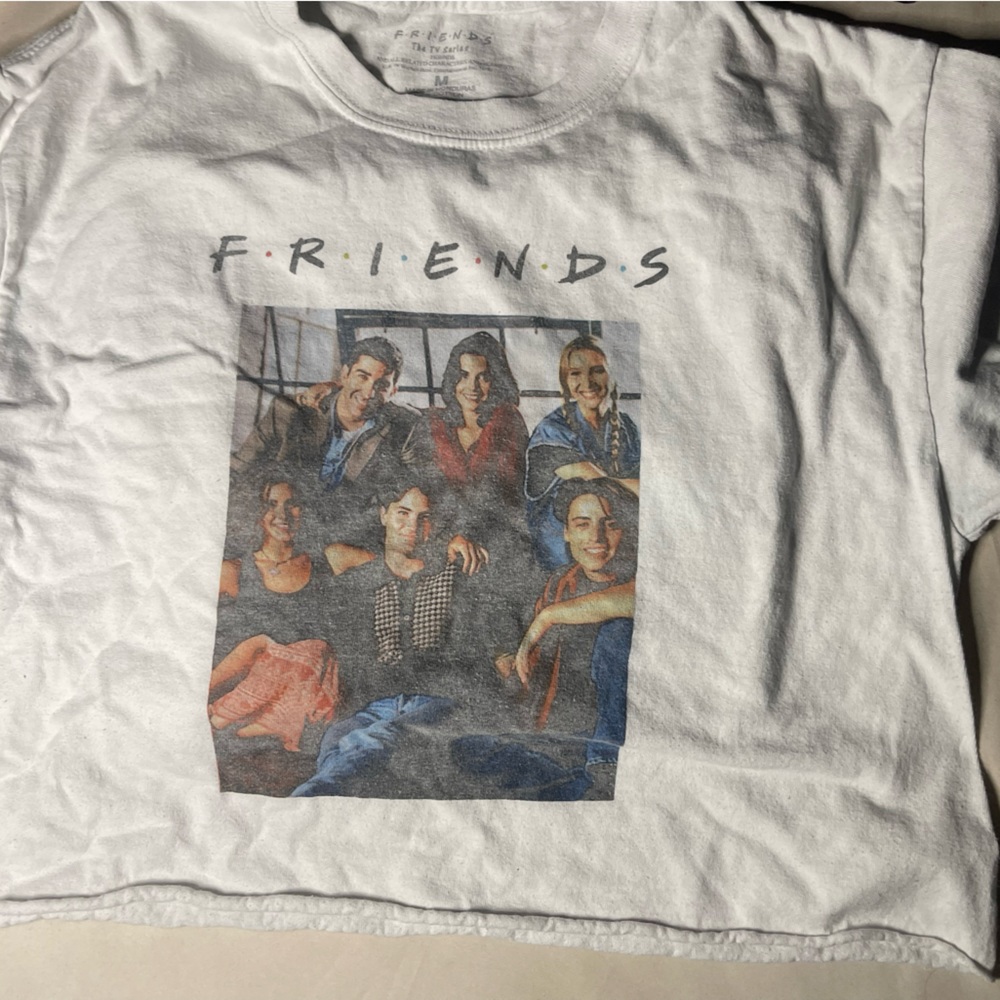 Cropped friends (show) t shirt